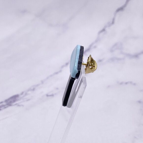 Blue Black Mushroom Pin - Picture 13 of 16